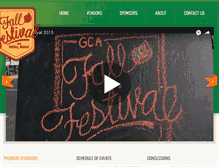 Tablet Screenshot of greenvillefallfestival.com